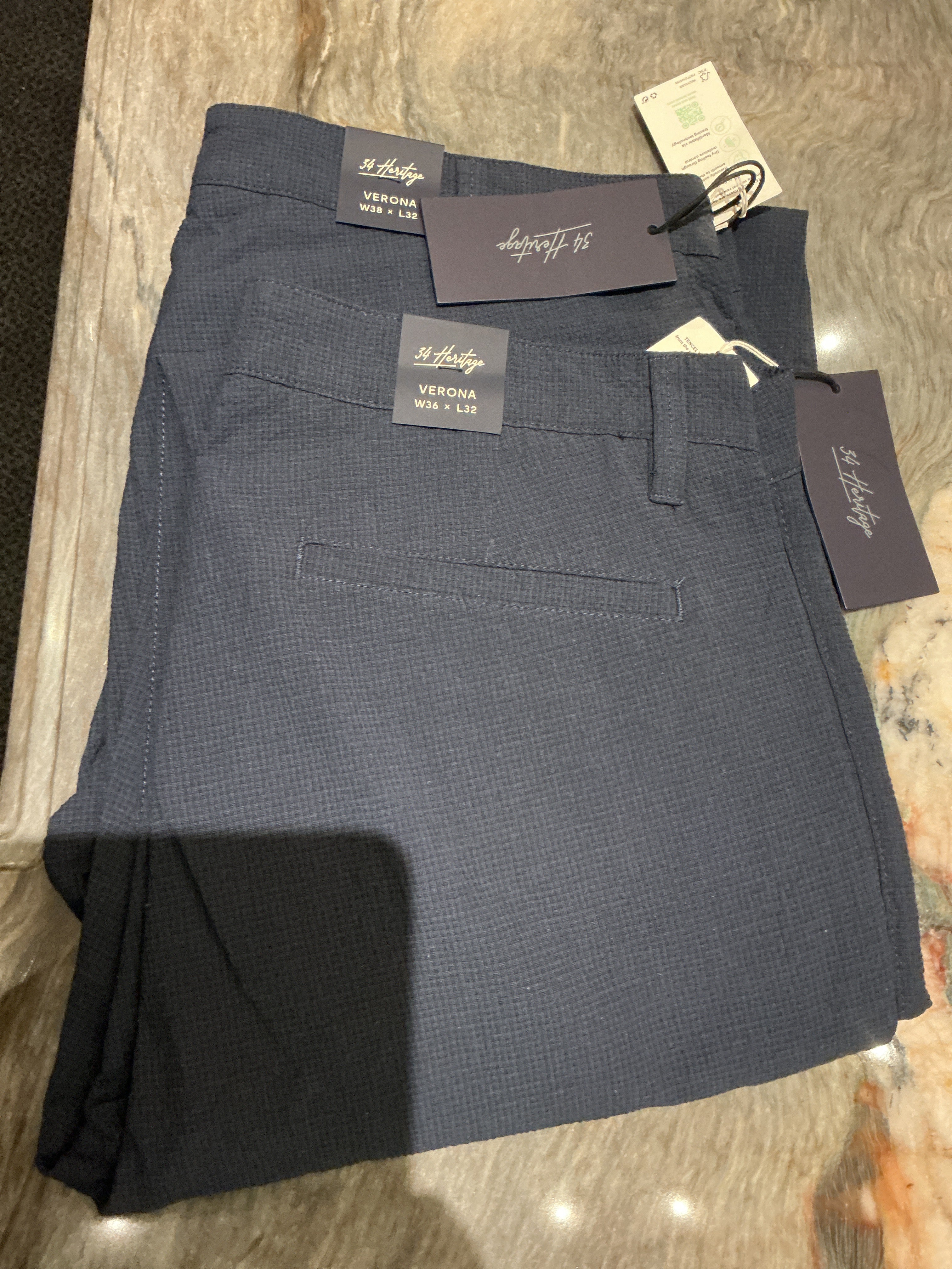 34Heritage Seersucker Verona Pant