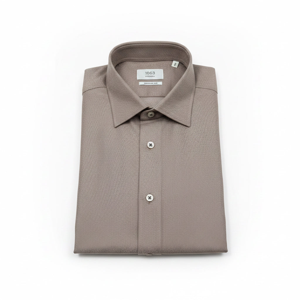 Eterna Royal Twill Modern Fit - Brown