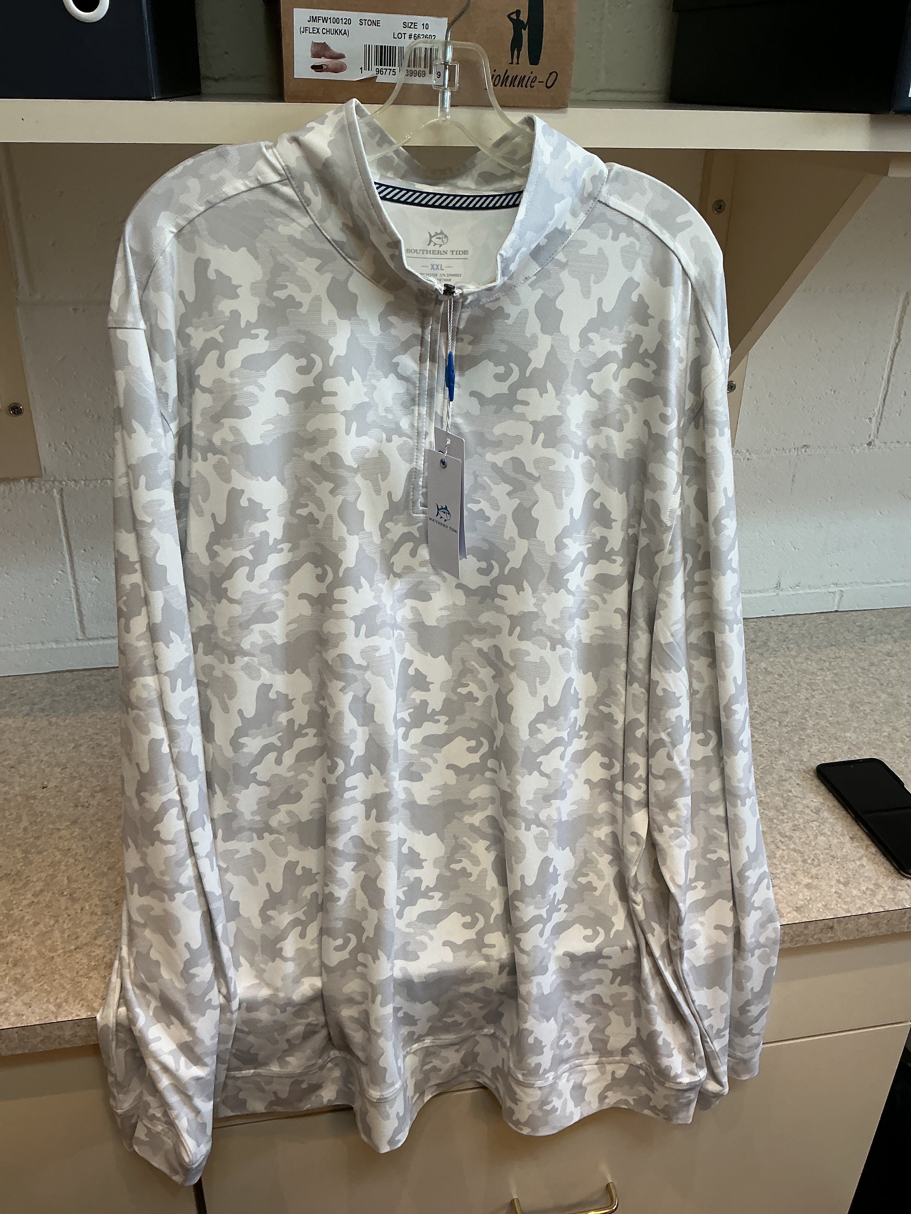 Southern Tide Urban Camo Quarter Zip