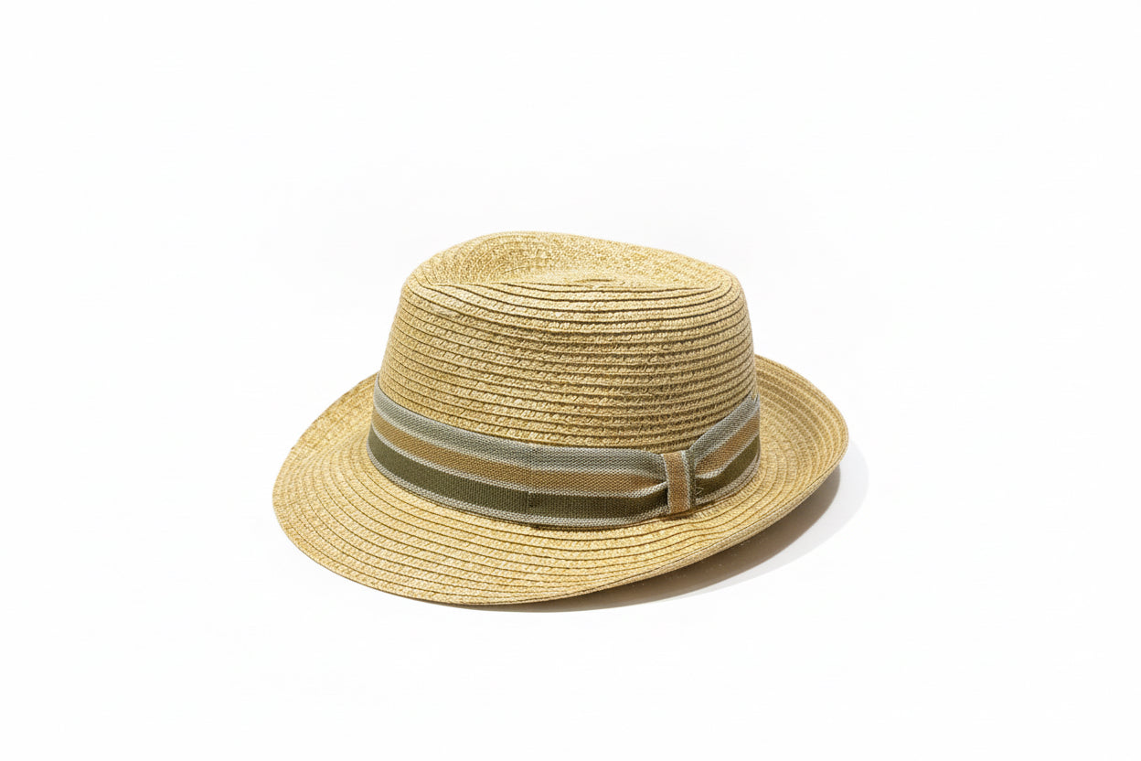 Stefano Soft Teardrop Braided Straw Hat