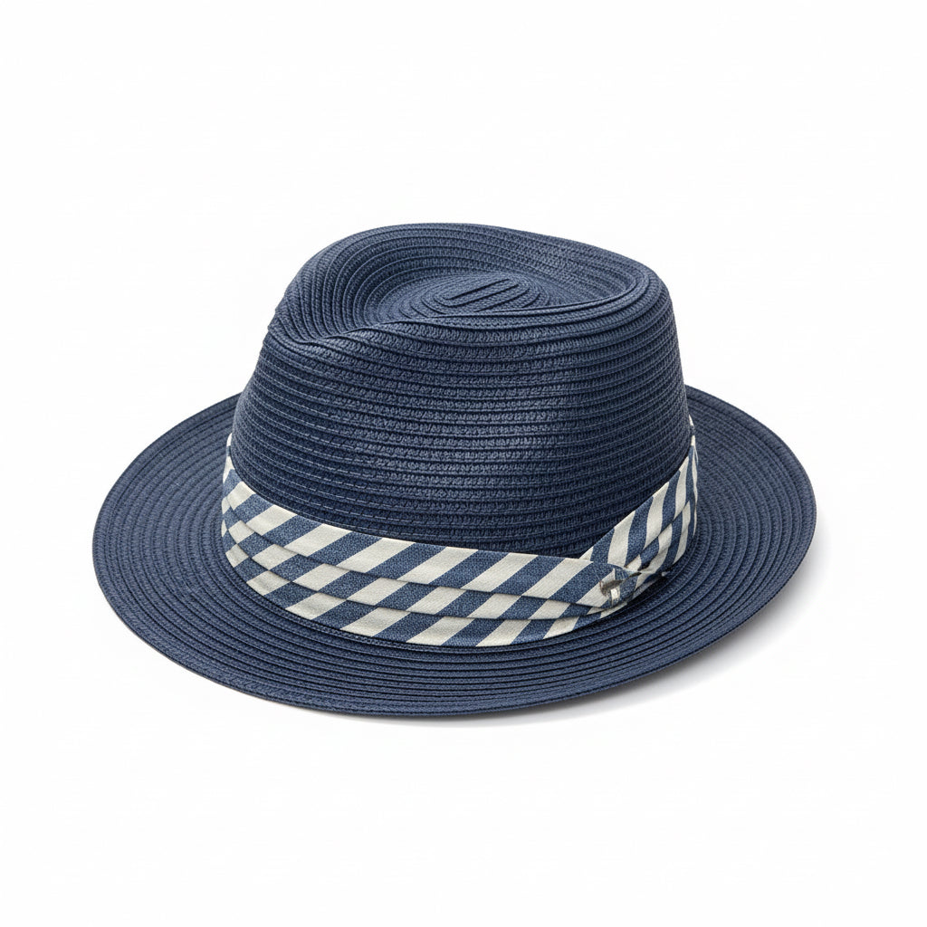 Stefano Soft Braided Teardrop Straw Hat