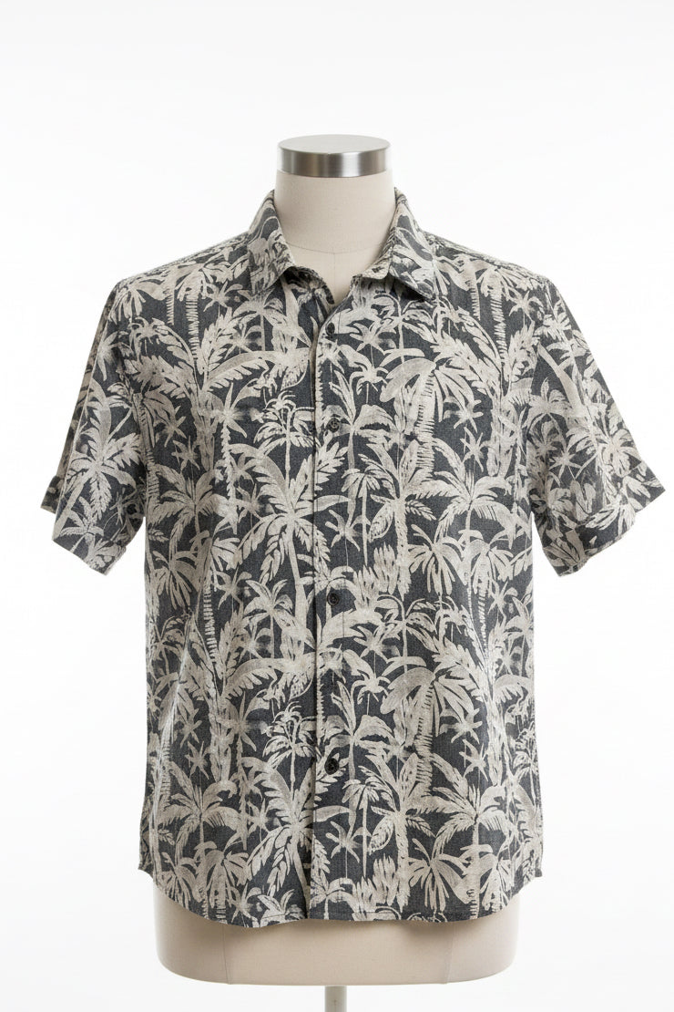 Tommy Bahama Nova Wave Nero Palms Camp Shirt