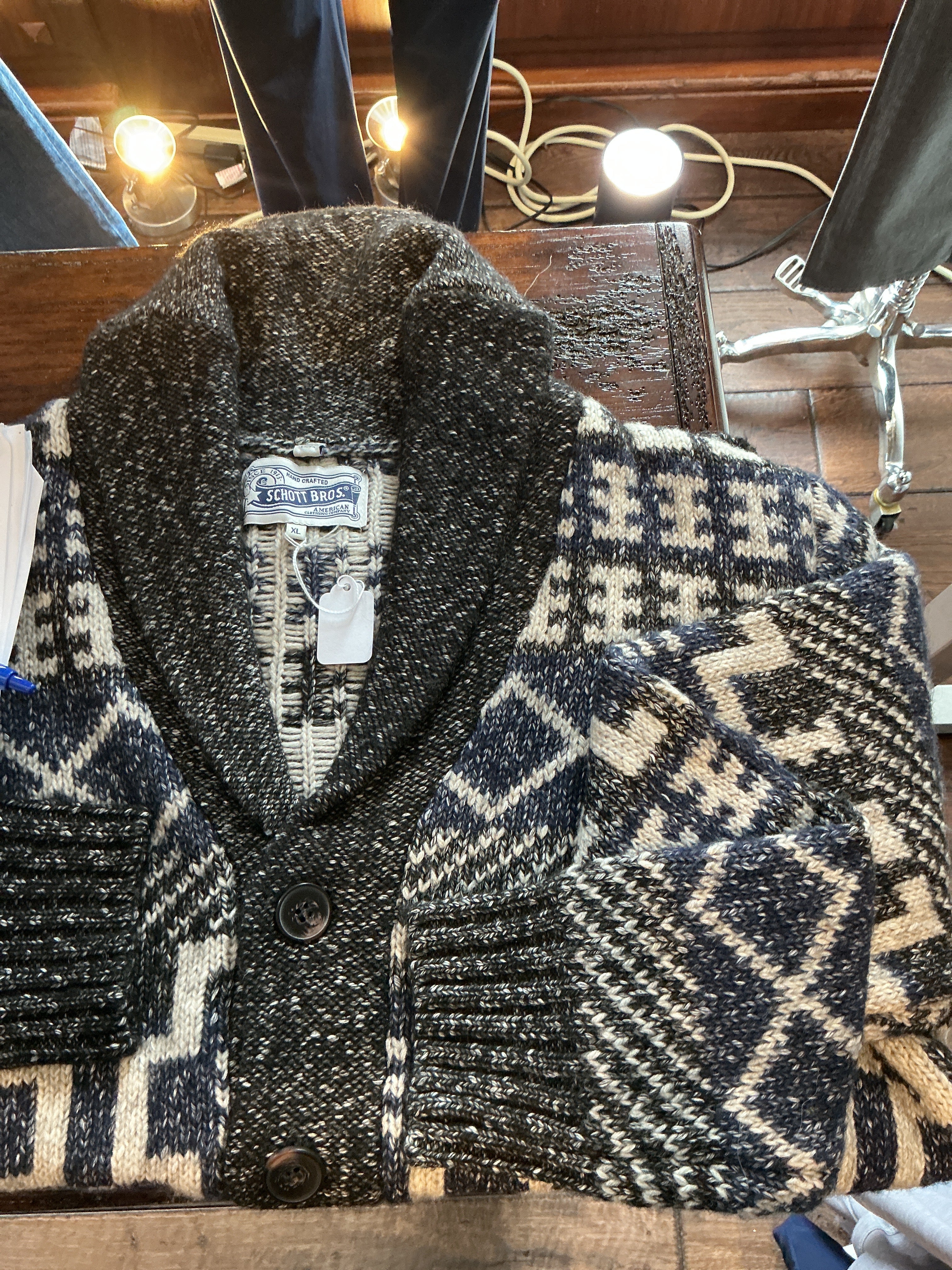 Schott Bros. Cardigan Sweater