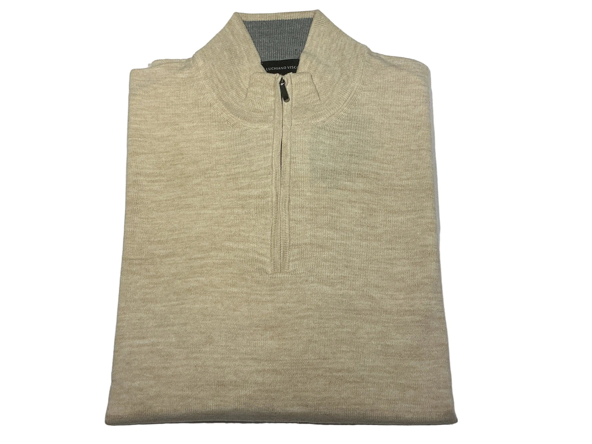 Luchiano Visconti Knit Quarter Zip