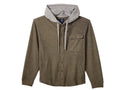 Johnnie-O Jersey Hood Shacket