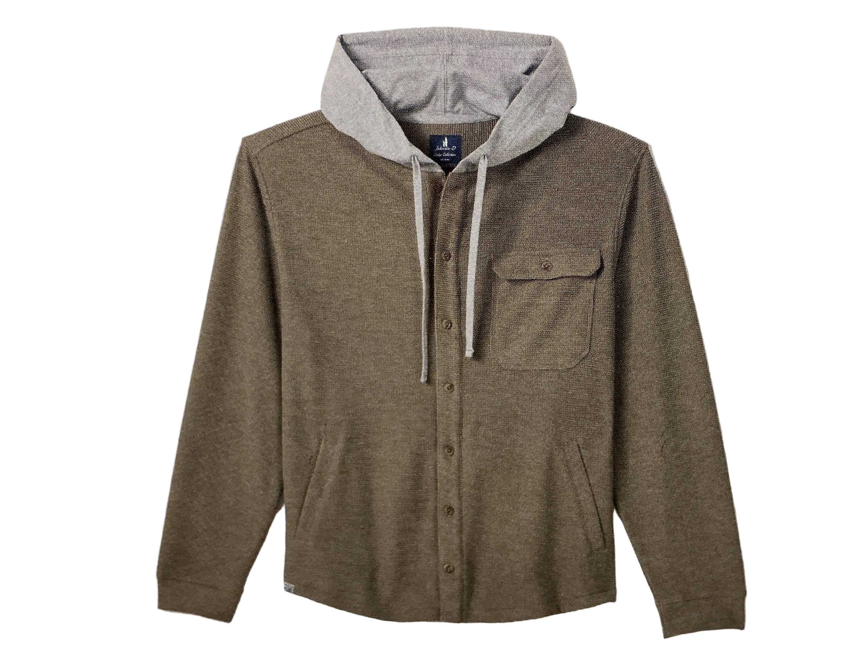 Johnnie-O Jersey Hood Shacket