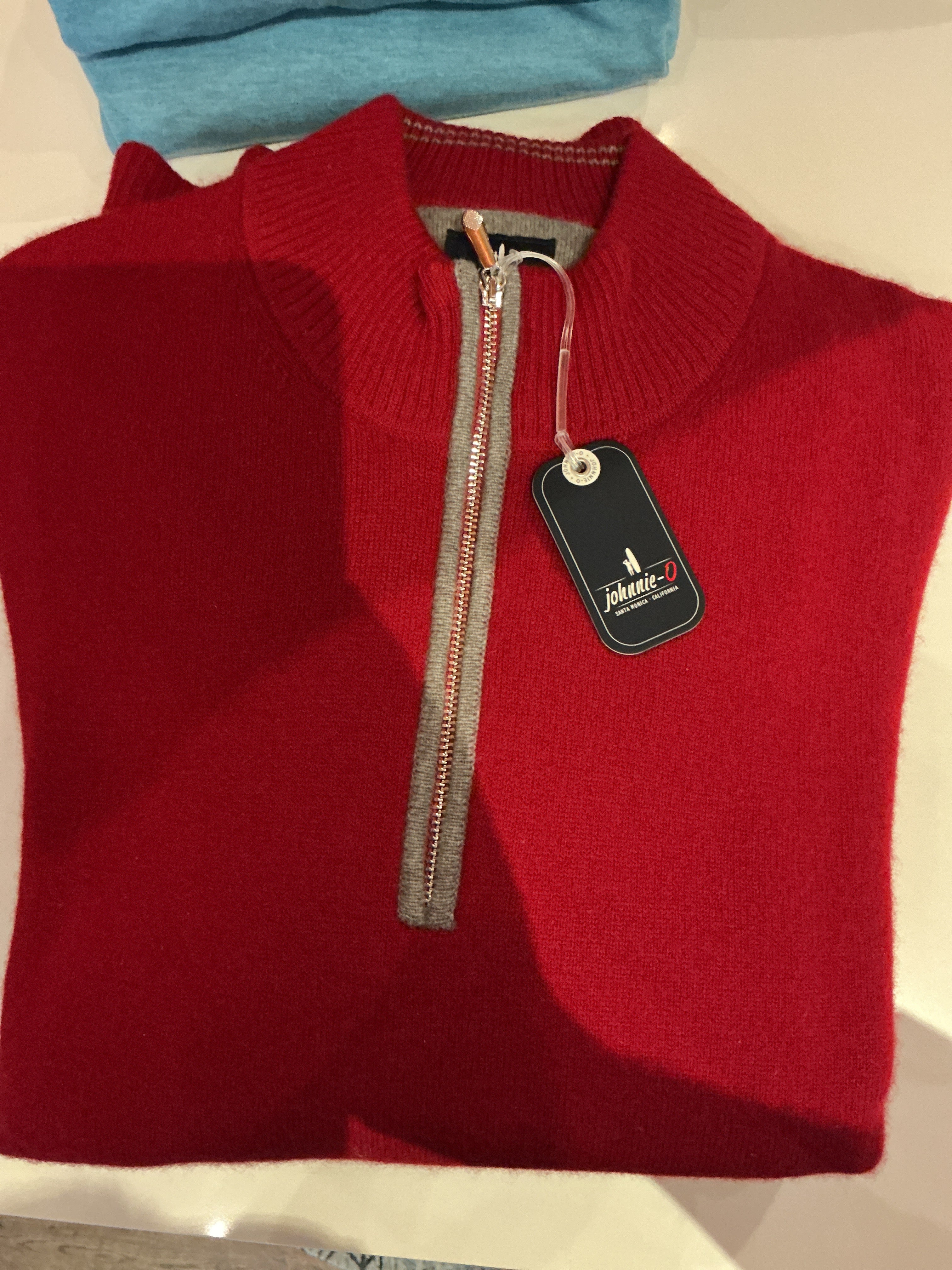 Johnnie-O Cashmere Quarter Zip