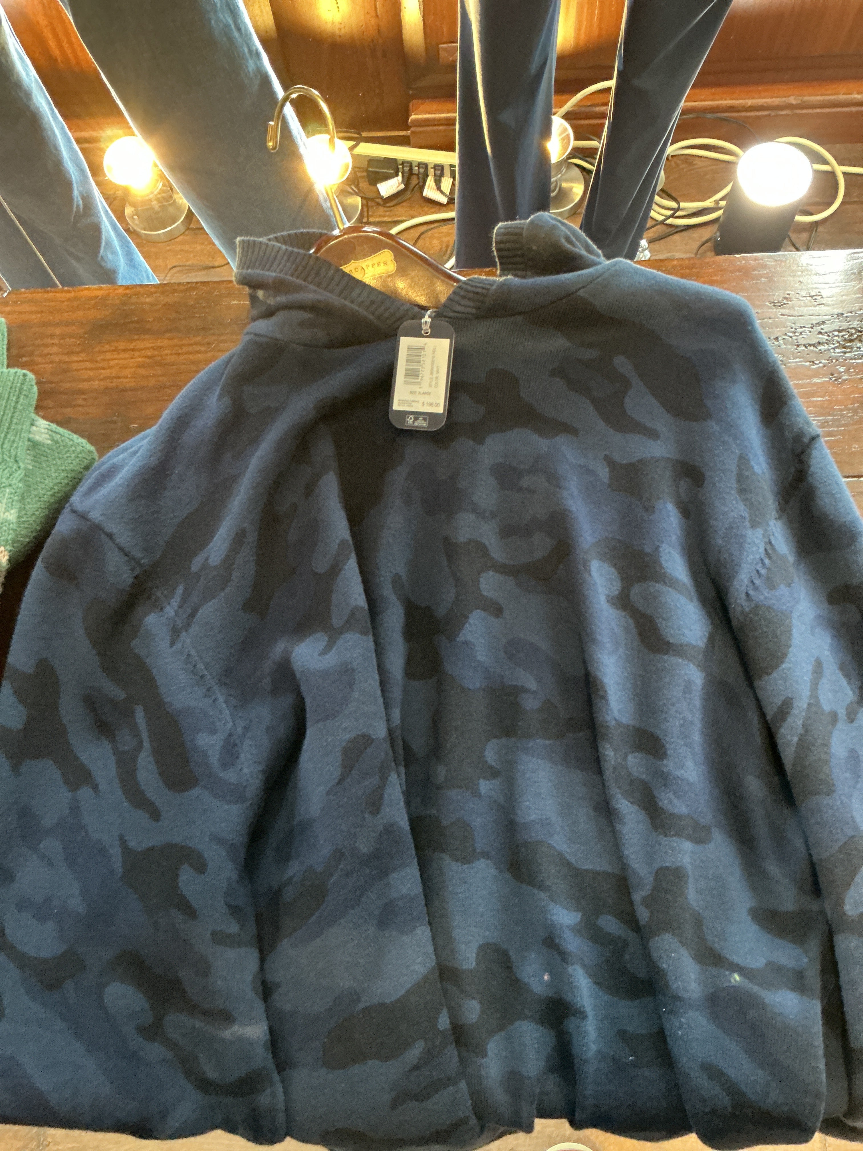 Johnnie-O Blue Camo Hoodie