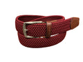 Miguel Bellido Canvas Belt - Burgundy