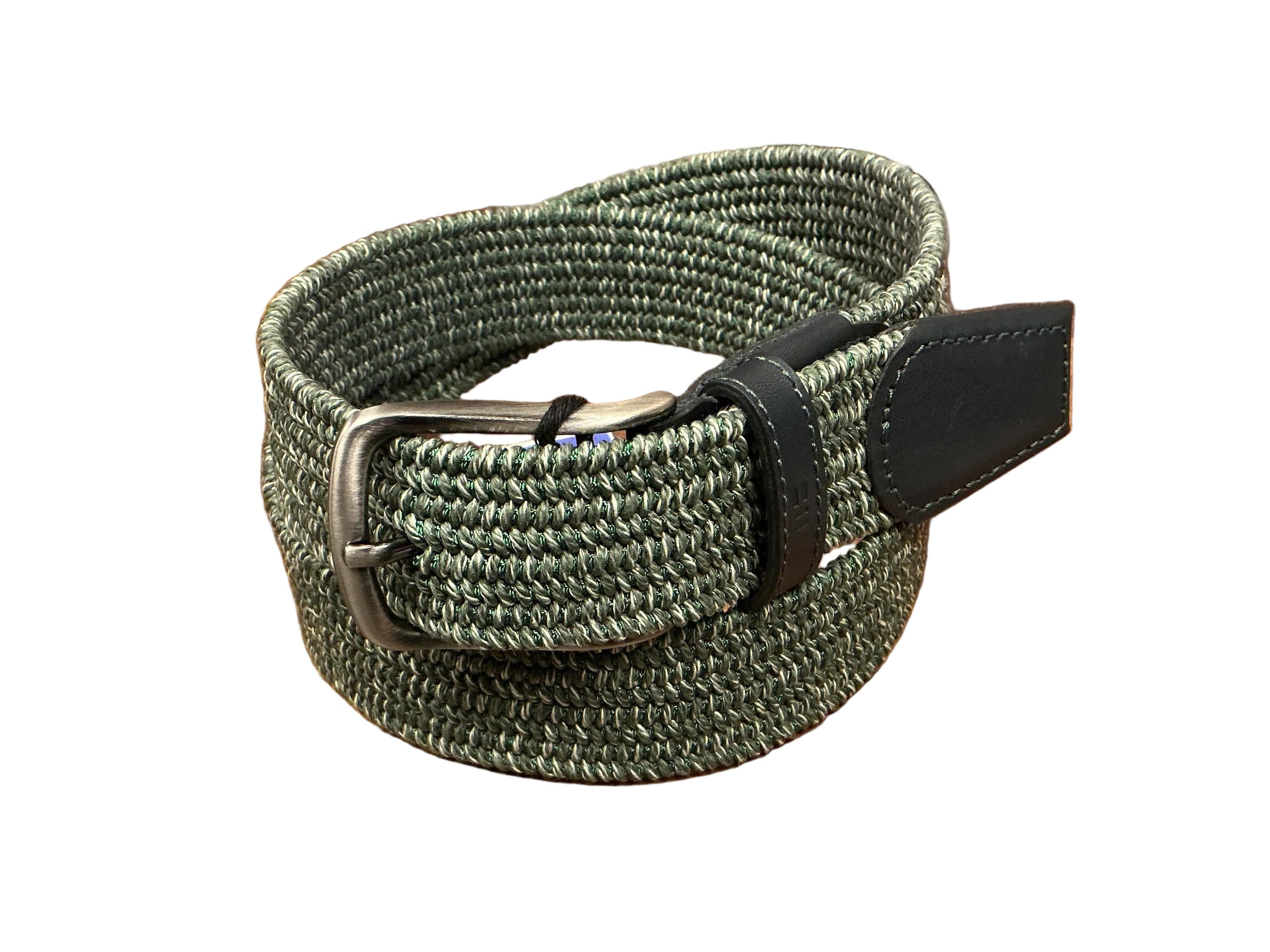 Miguel Bellido Canvas Belt - Sage Green