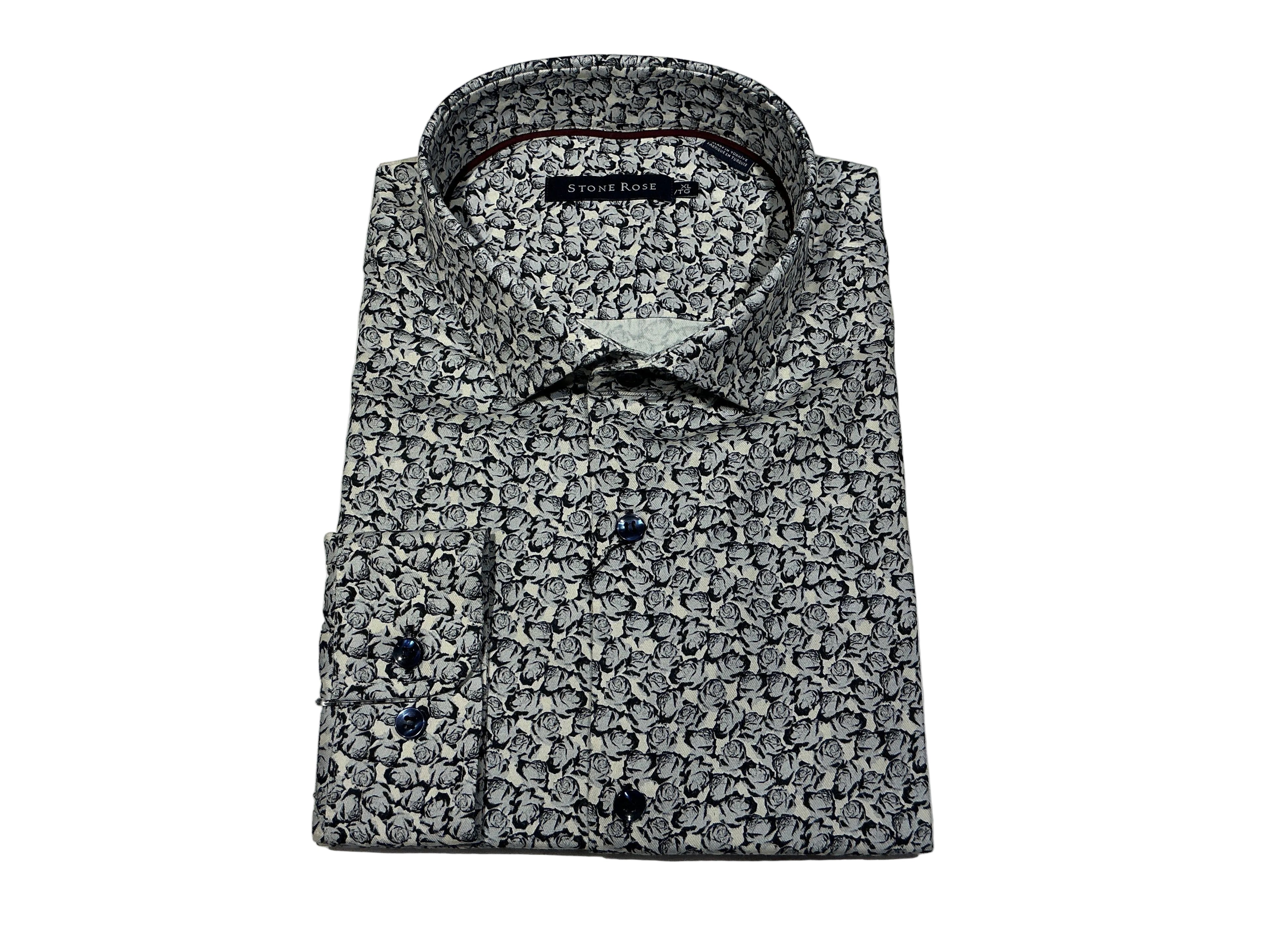 Stone Rose Long Sleeve Nova Twill Shirt