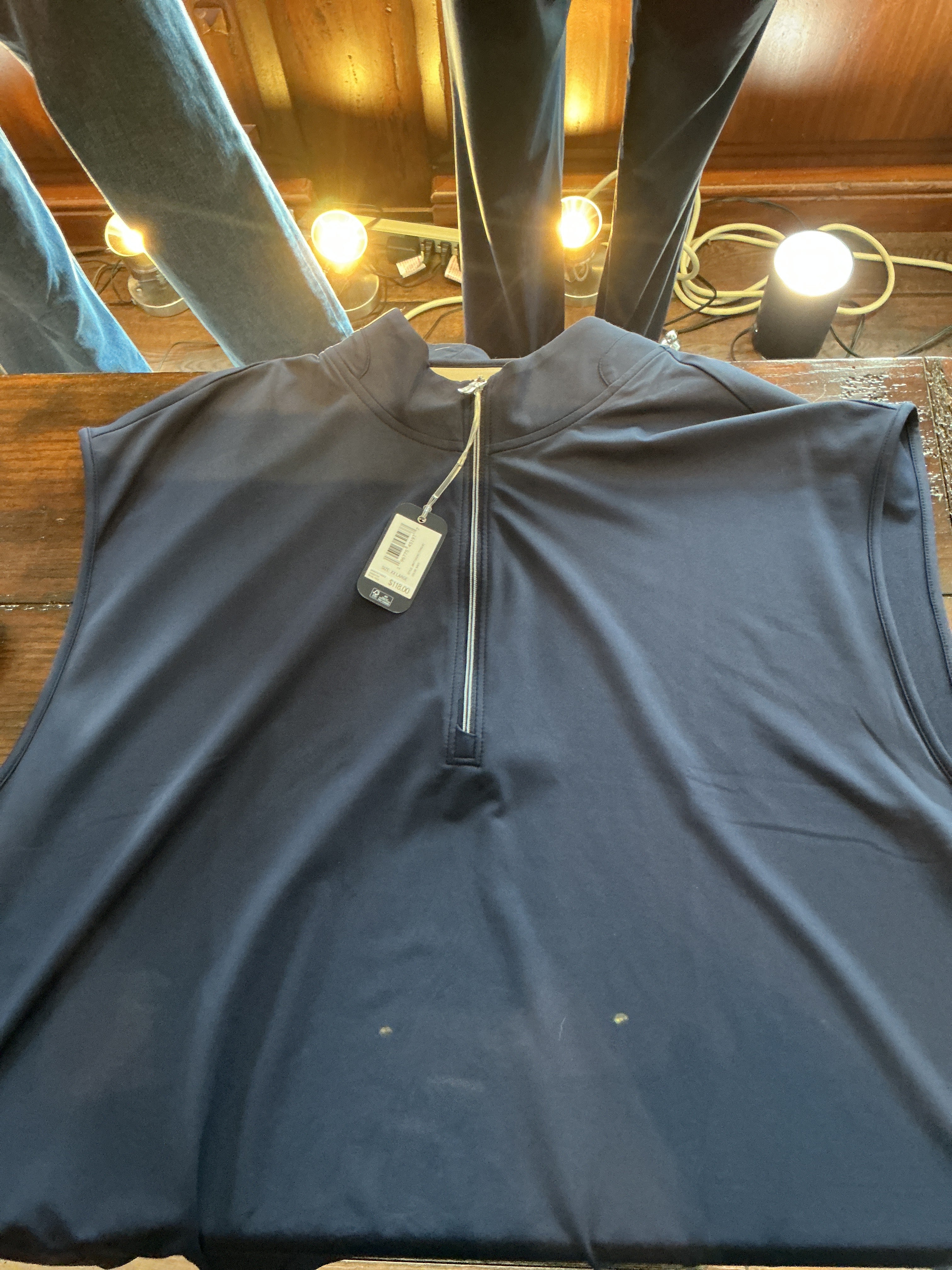 Johnnie-O Quarter Zip Vest