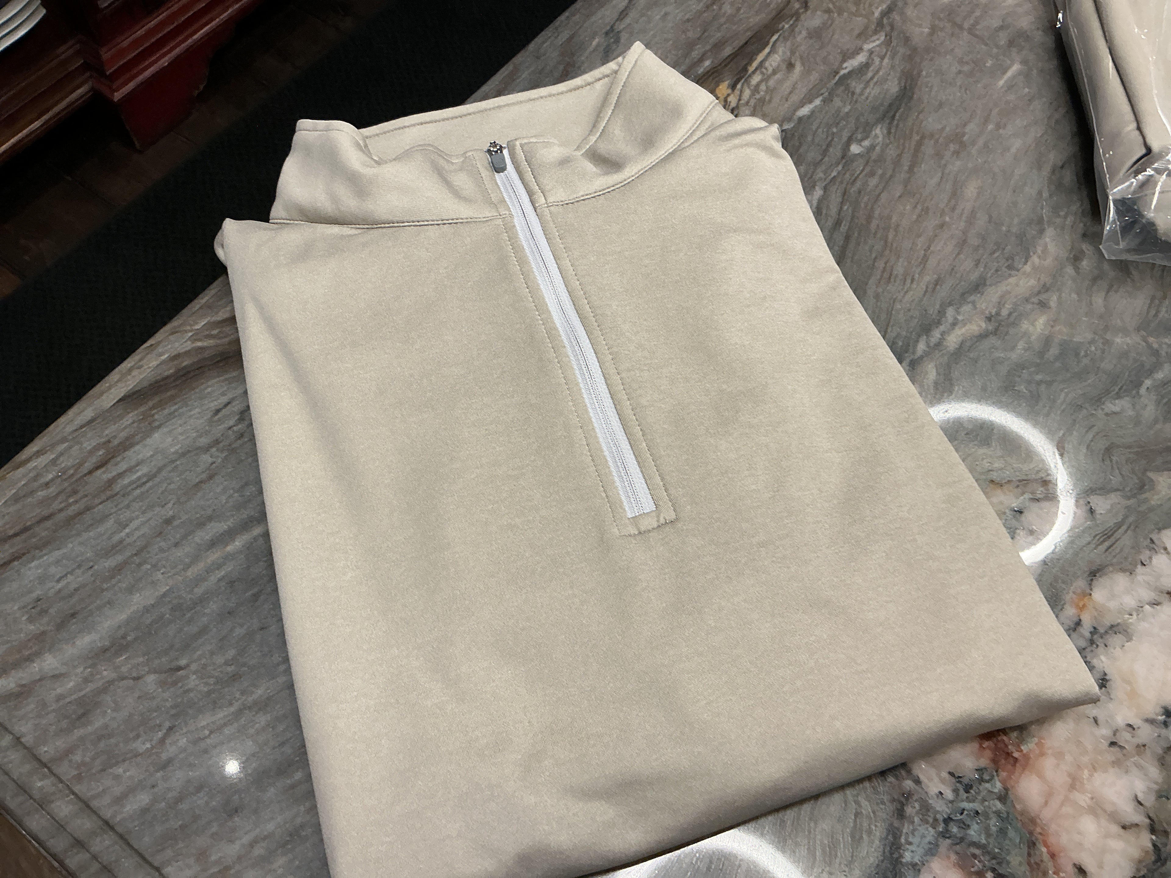 Peter Millar Perth Melange Performance Quarter Zip