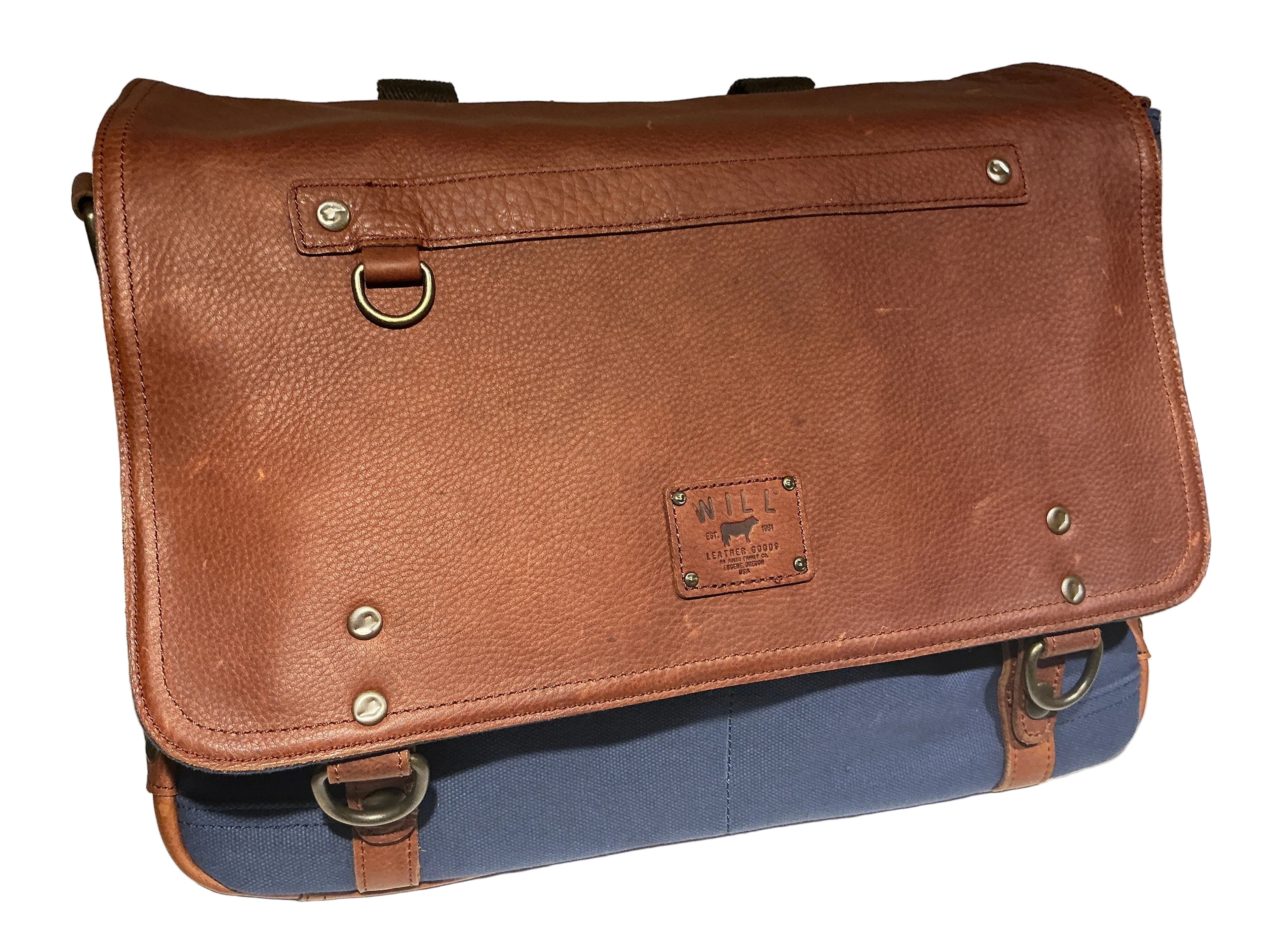 Will Leather Goods Canvas Messenger