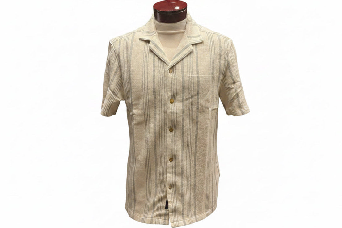 Faherty Short-Sleeve Oasis Camp Shirt - Rock Coast