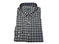 American Heritage Hidden Button-Down Tech Plaid Print Shirt