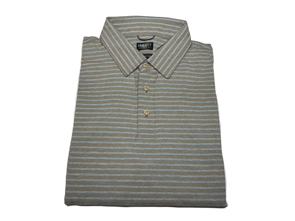 Faherty Long Sleeve Movement Polo