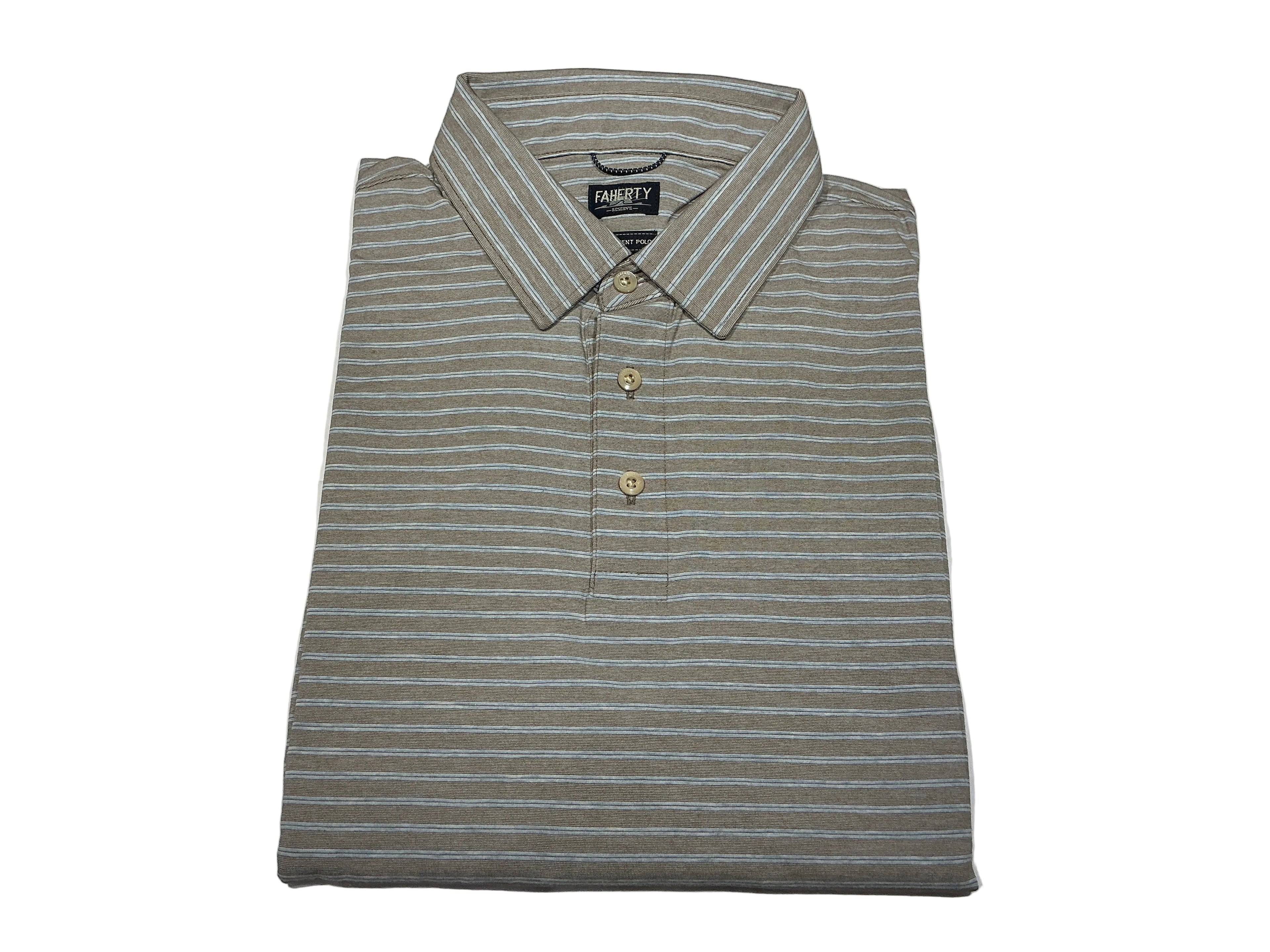 Faherty Long Sleeve Movement Polo