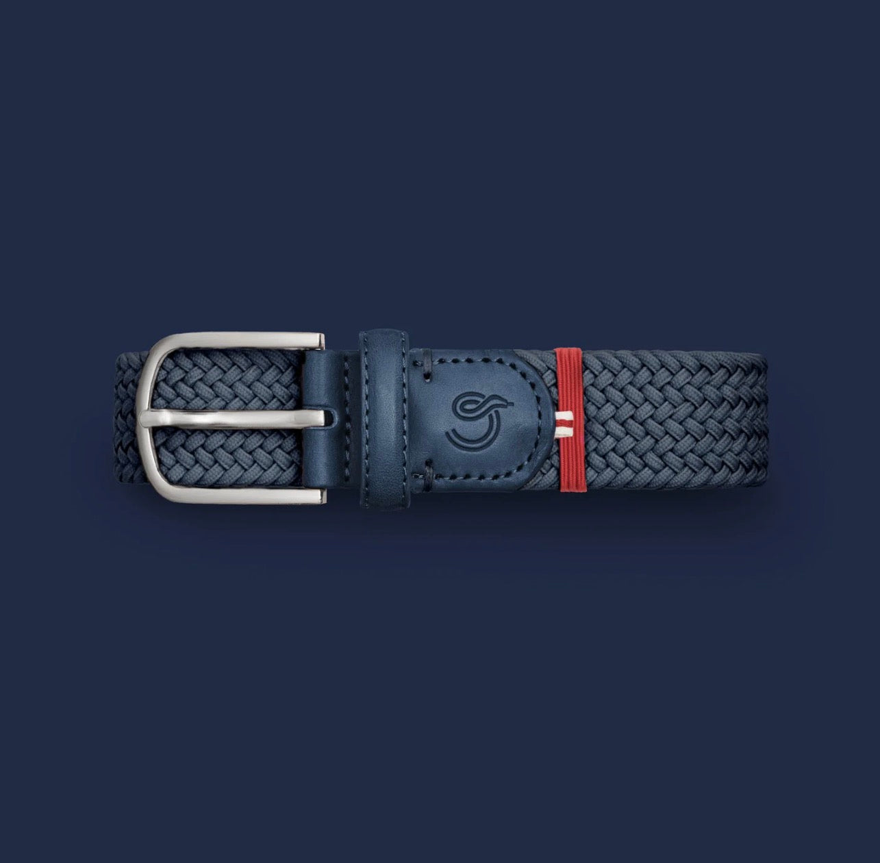 La Boucle Woven Canvas Belt Gstaad