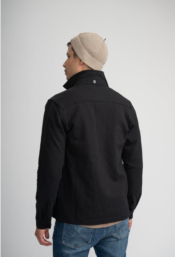 Stone Rose Studio - Black Stretch Twill Jacket