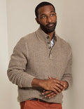 Tommy Bahama Autumn Pier Button Mock-Neck Sweater