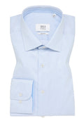 Eterna Luxury Shirt w/Micro Sky Blue Stripe