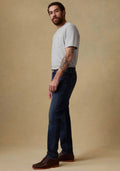 Faherty Stretch Terry Indigo 5-Pocket Pant - Belmar Coast Wash