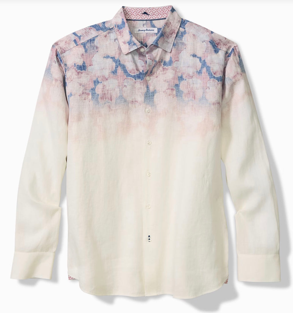 Tommy Bahama Alegra Fade Linen Long-Sleeve Shirt