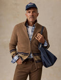 Faherty Blanket Stripe Zip Sweater