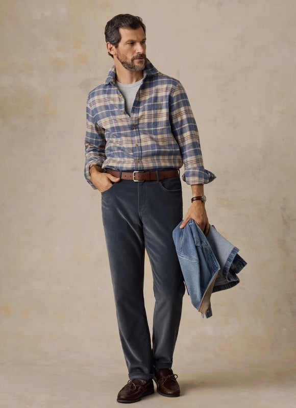 Faherty Timberline Brushed Twill Shirt