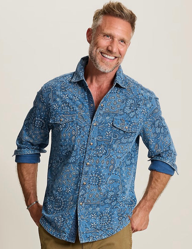 Tommy Bahama x Stetson Bandana Bay Long-Sleeve Shirt
