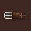 La Boucle Woven Leather Belt Roma