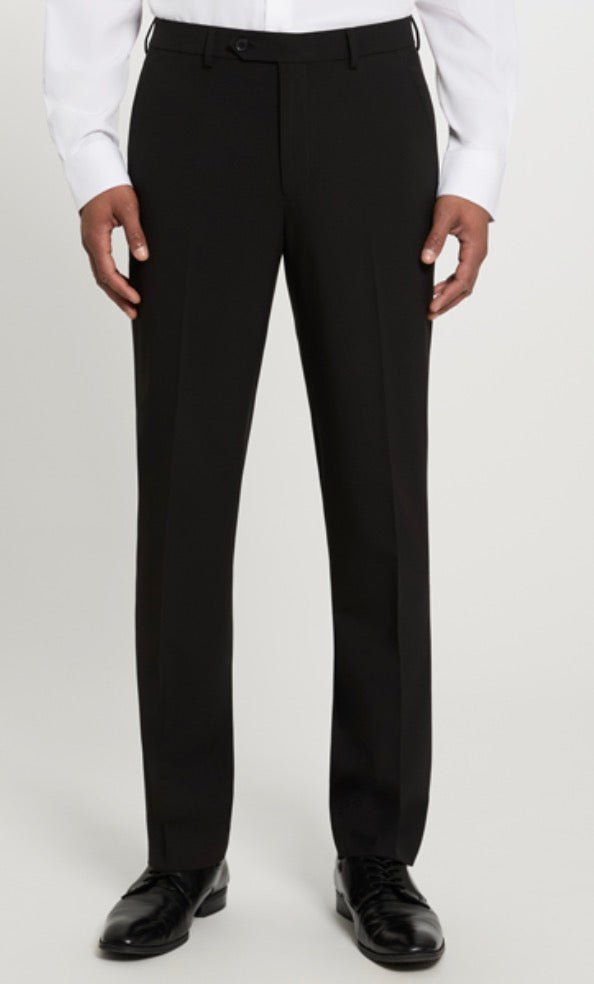 Tallia Men's Classic Fit Suit Separate Pant - Black