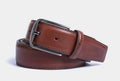 Miguel Bellido Leather Dress Belt - Brown
