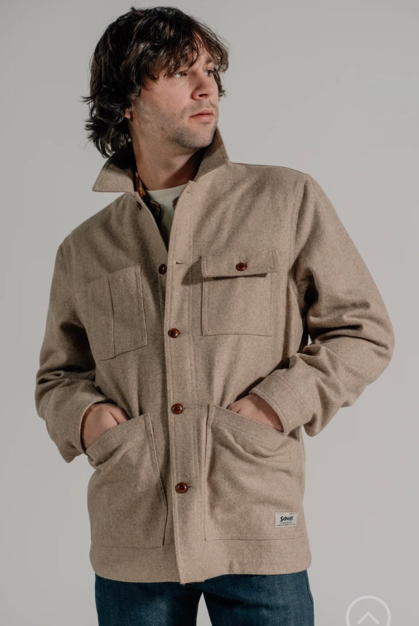 Schott Bros Wool Blend Chore Jacket