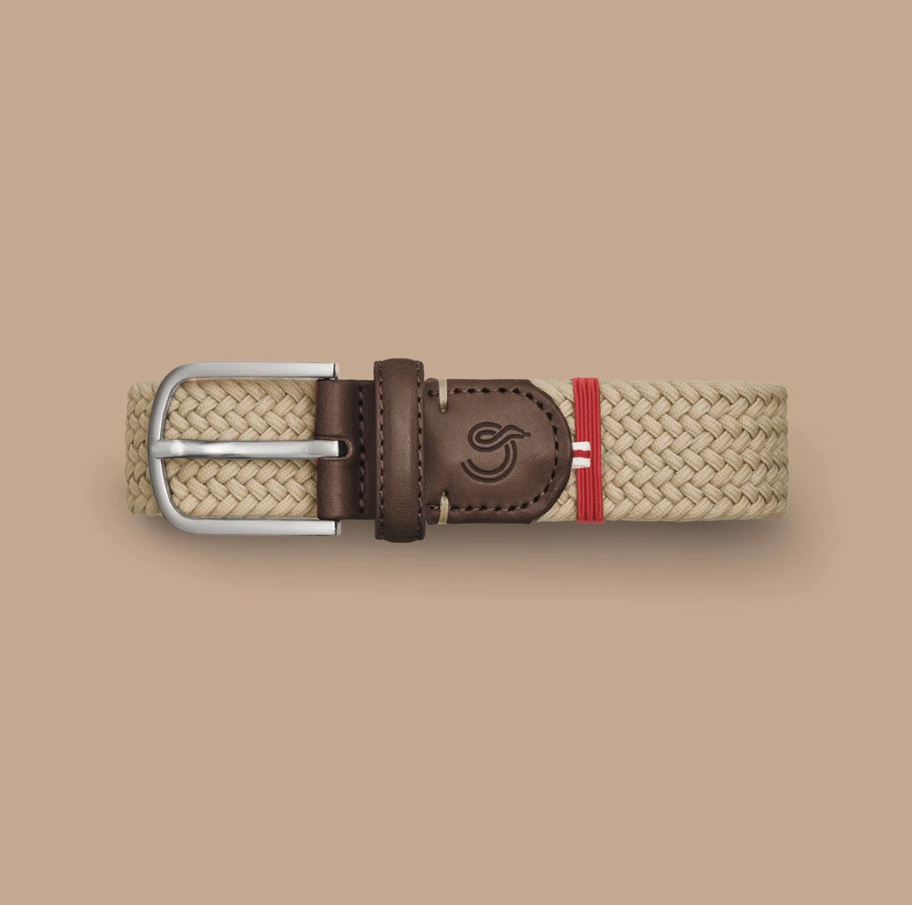 La Boucle Woven Canvas Belt Dubai