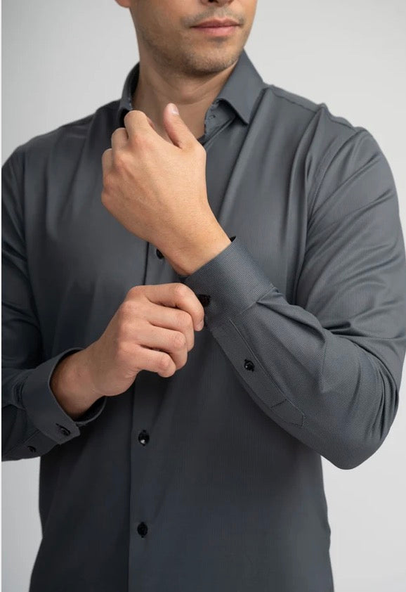 Stone Rose Nova - Apex - Black Birdseye Long Sleeve Shirt