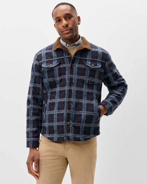 Johnnie-O Sherpa Lined Shacket