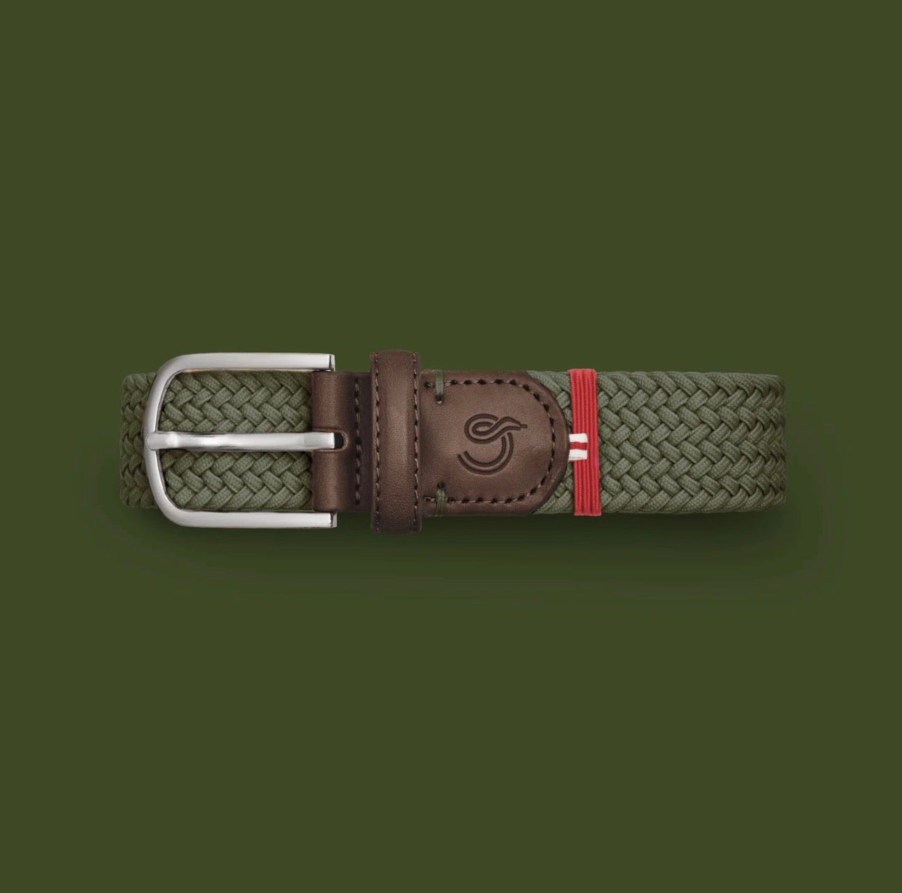 La Boucle Woven Canvas Belt Edinburgh