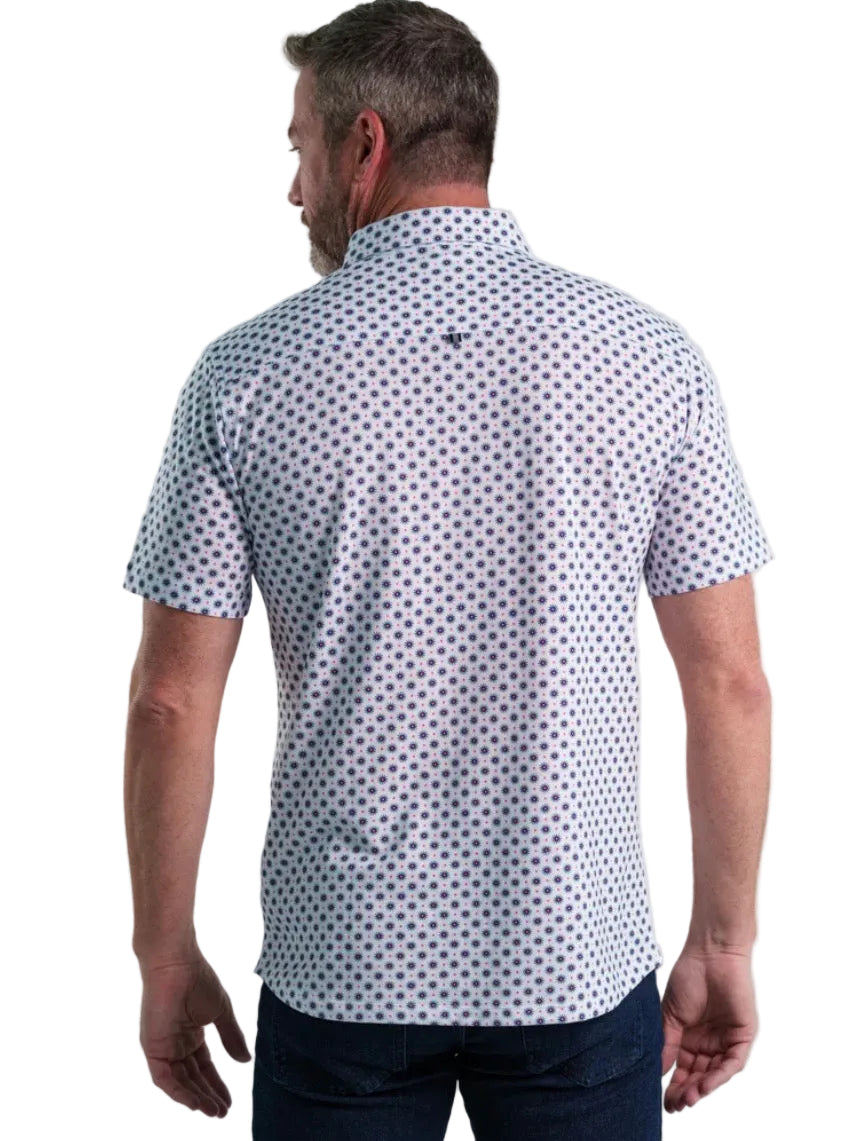 Stone Rose Short Sleeve Button Down