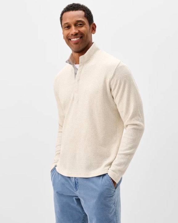 Johnnie-O Ransel Hidden Snap Pullover