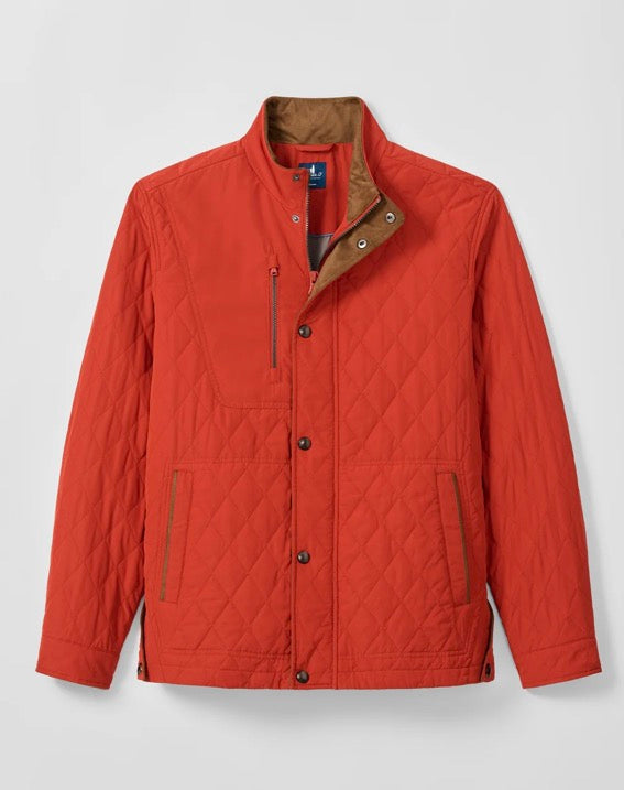 Johnnie-O Juno Quilted Snap Jacket