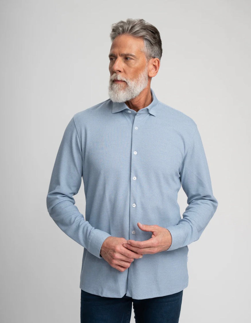 Stone Rose ORIGIN – Blue Shadow Long Sleeve Shirt