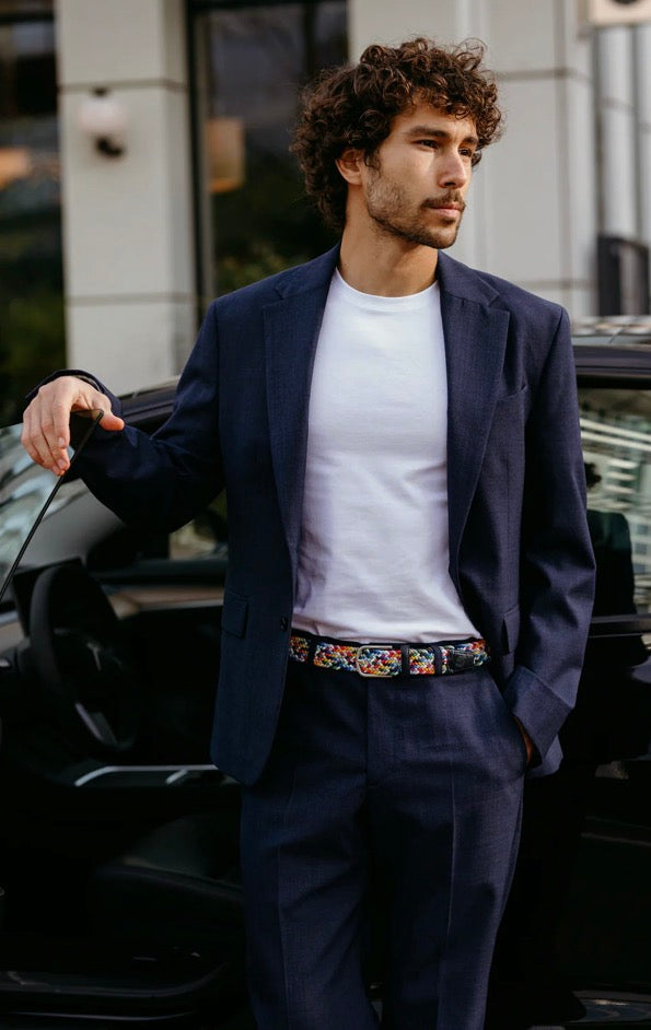 La Boucle Woven Canvas Belt San Francisco