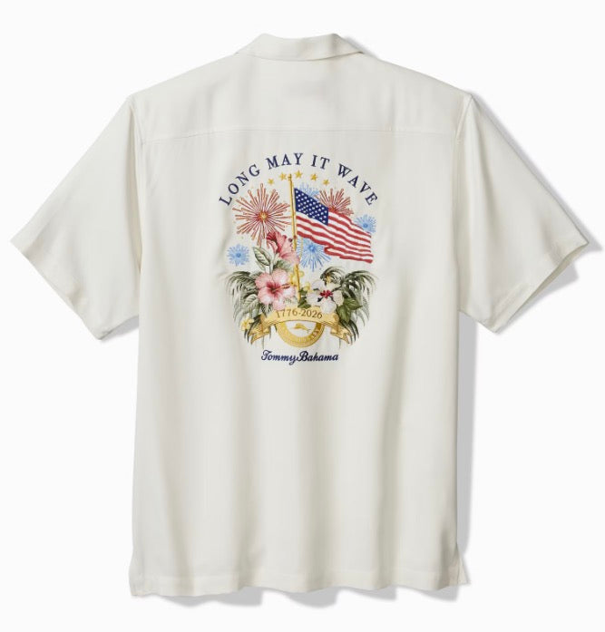 Tommy Bahama - Stars & Stripes Silk Camp Shirt