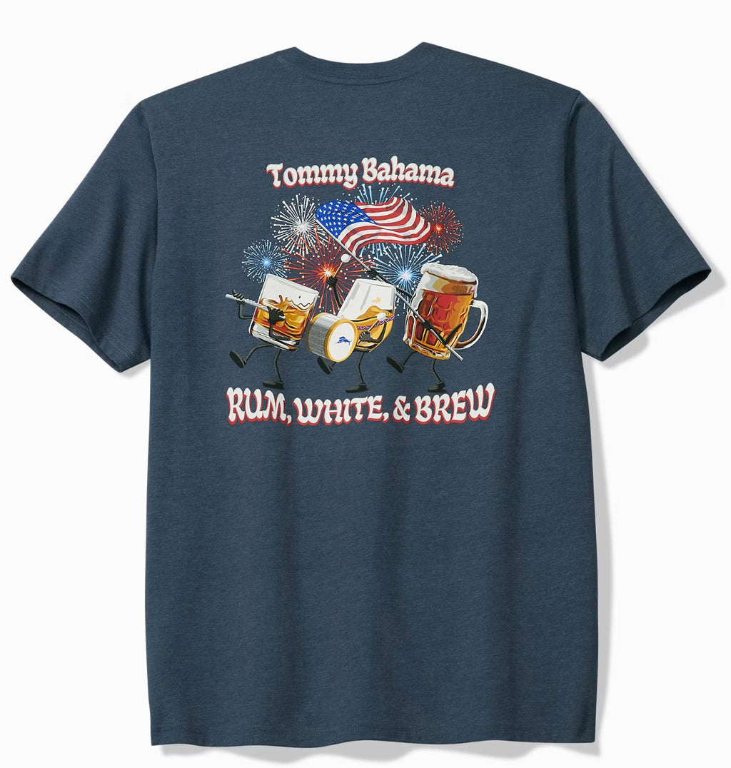 Tommy Bahama- Rum, White & Brew Graphic T-Shirt