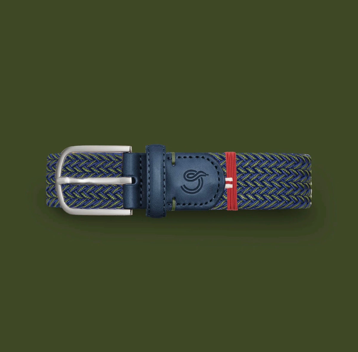 La Boucle Woven Canvas Belt - Barcelona