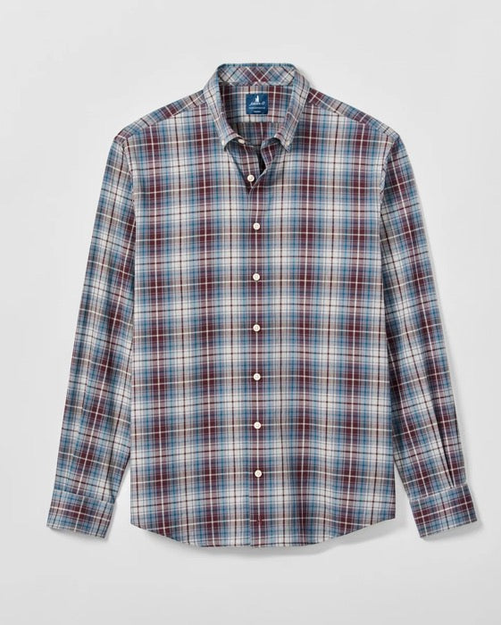 Johnnie-O Everyday Performance Button Down Shirt - Scotia Plaid