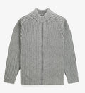 Schott Bros. Two-Tone Zip Front Sweater