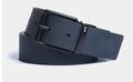 Miguel Bellido Reversible Textured Jean Belt - Blue